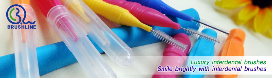 tooth interdental brushing machine